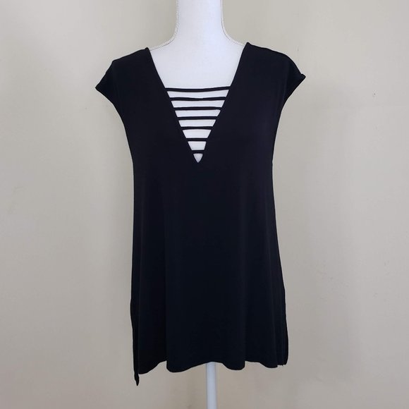 American Eagle Outfitters Tops - American Eagle Outfitters Soft & Sexy Cut Out Sleeveless Top Black Size Small